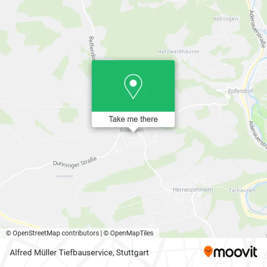 Карта Alfred Müller Tiefbauservice