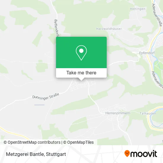 Карта Metzgerei Bantle