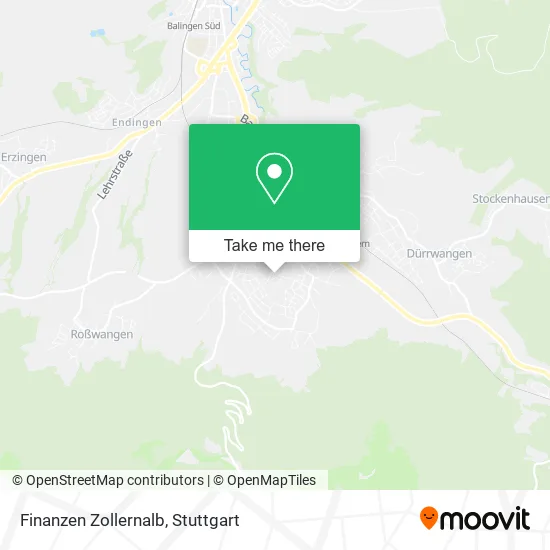 Карта Finanzen Zollernalb