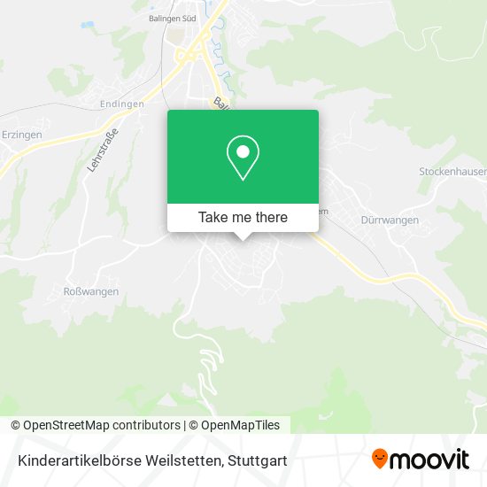 Kinderartikelbörse Weilstetten map