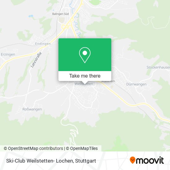 Ski-Club Weilstetten- Lochen map