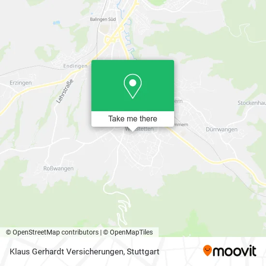 Карта Klaus Gerhardt Versicherungen