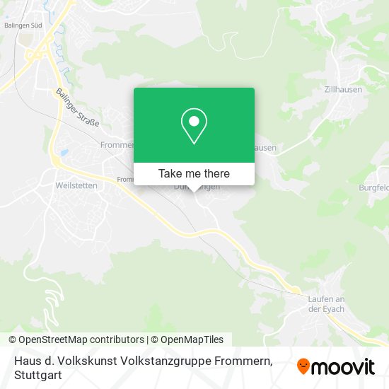 Haus d. Volkskunst Volkstanzgruppe Frommern map