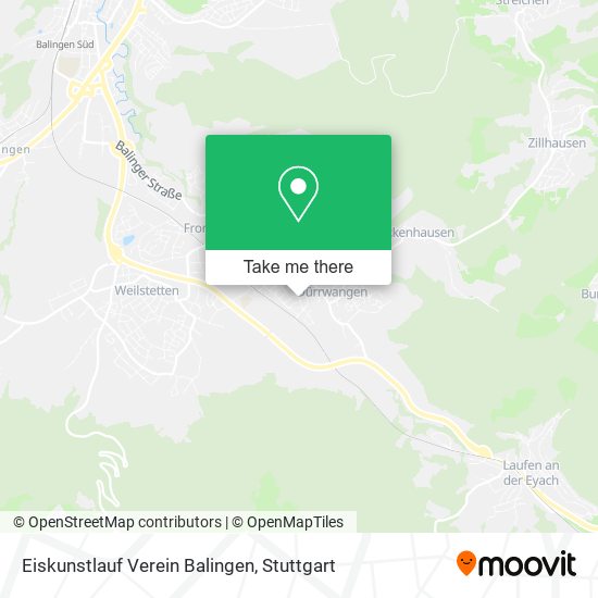 Eiskunstlauf Verein Balingen map