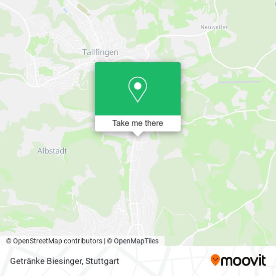 Getränke Biesinger map