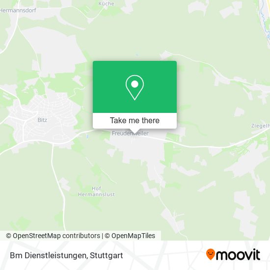 Bm Dienstleistungen map