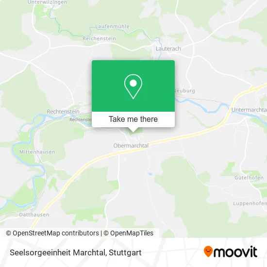 Карта Seelsorgeeinheit Marchtal
