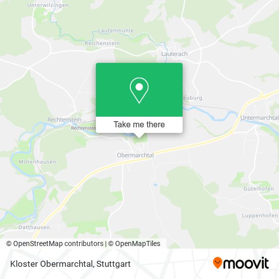 Карта Kloster Obermarchtal