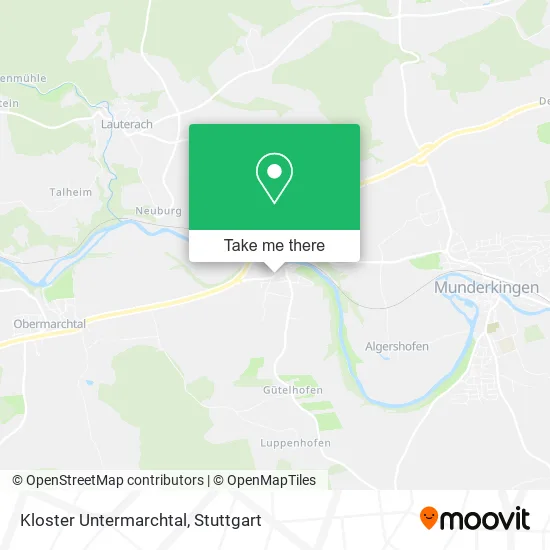 Карта Kloster Untermarchtal