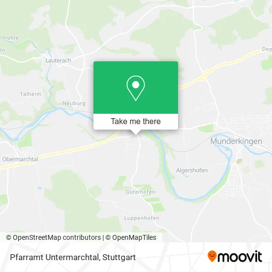 Карта Pfarramt Untermarchtal