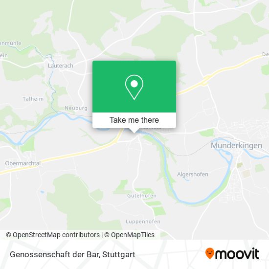 Genossenschaft der Bar map