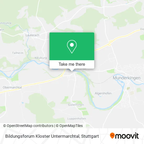 Карта Bildungsforum Kloster Untermarchtal