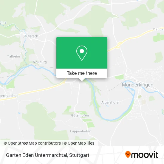 Карта Garten Eden Untermarchtal
