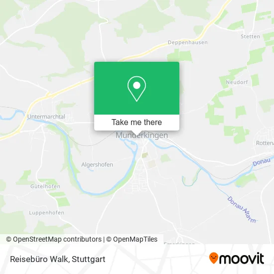 Карта Reisebüro Walk