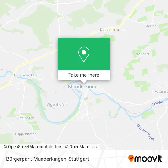 Карта Bürgerpark Munderkingen
