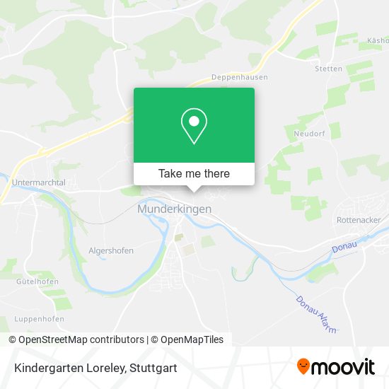 Kindergarten Loreley map