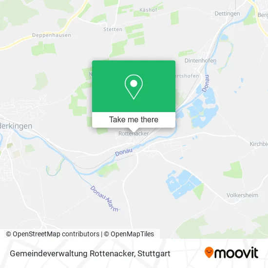 Карта Gemeindeverwaltung Rottenacker