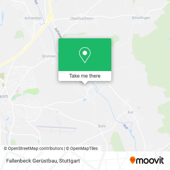 Fallenbeck Gerüstbau map
