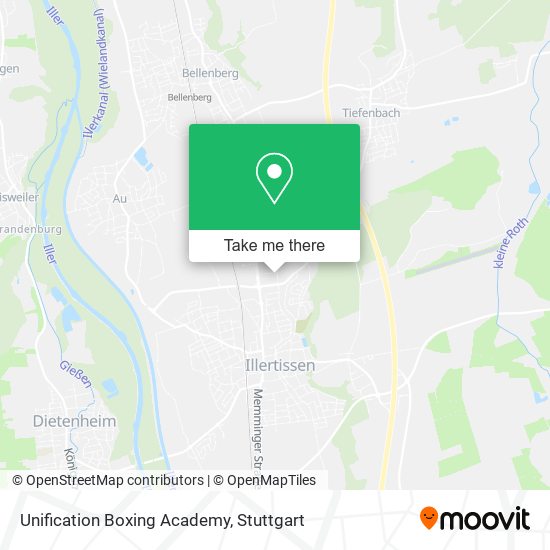 Unification Boxing Academy map
