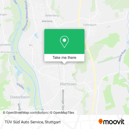 Карта TÜV Süd Auto Service