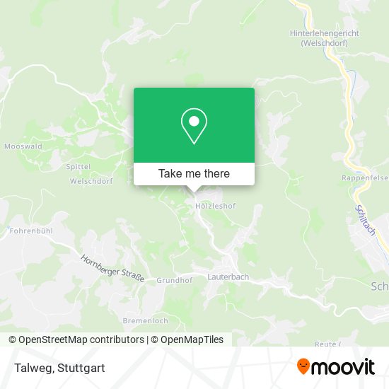 Talweg map