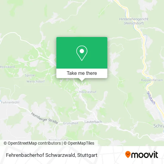 Карта Fehrenbacherhof Schwarzwald