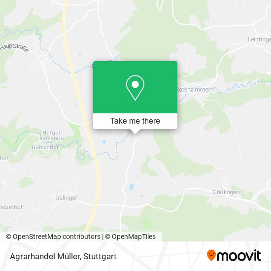 Agrarhandel Müller map