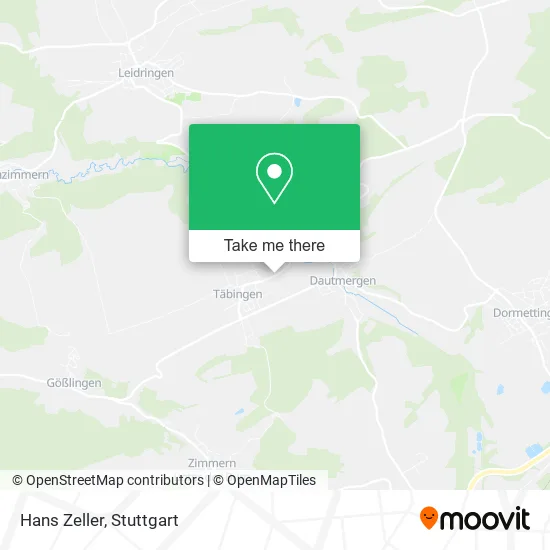 Карта Hans Zeller