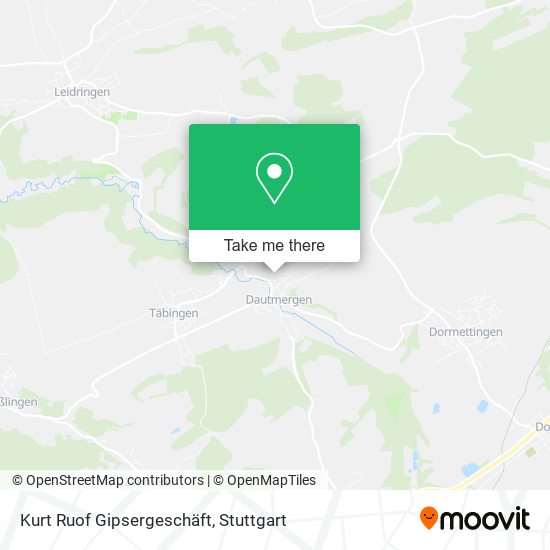 Карта Kurt Ruof Gipsergeschäft