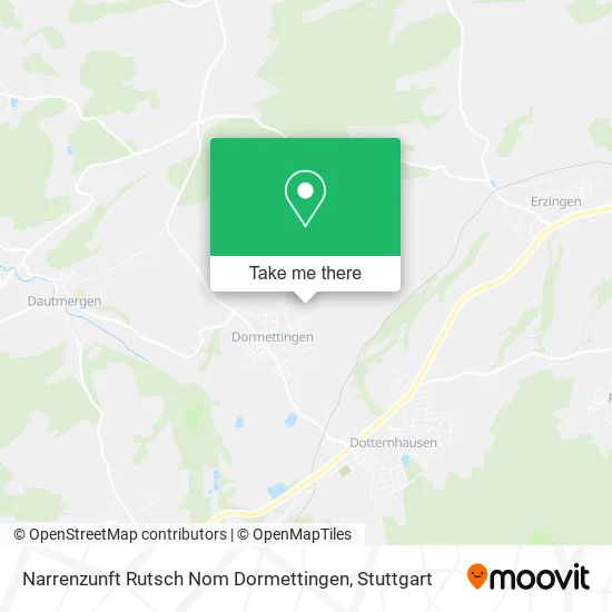 Карта Narrenzunft Rutsch Nom Dormettingen
