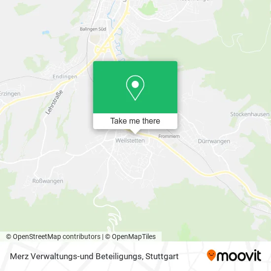 Карта Merz Verwaltungs-und Beteiligungs