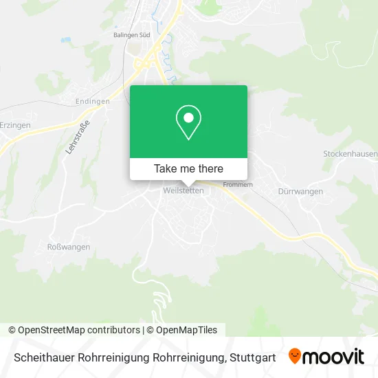 Карта Scheithauer Rohrreinigung Rohrreinigung