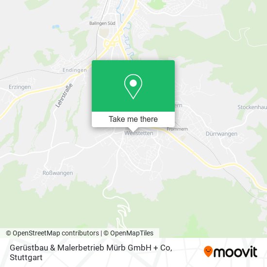 Gerüstbau & Malerbetrieb Mürb GmbH + Co map