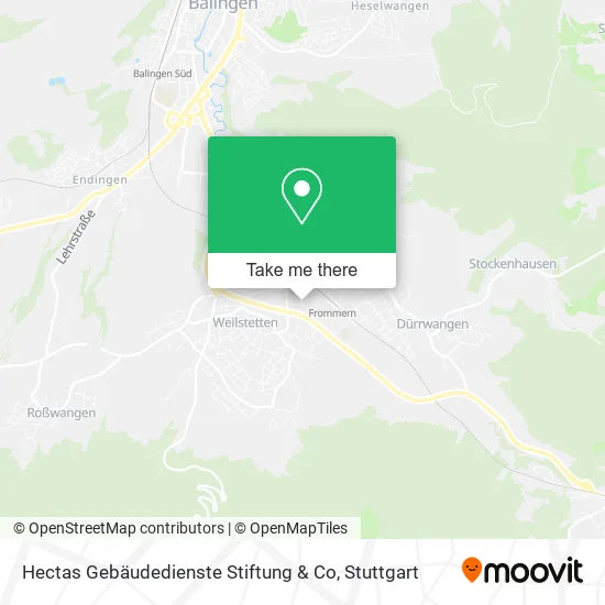 Карта Hectas Gebäudedienste Stiftung & Co