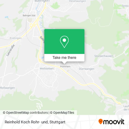Карта Reinhold Koch Rohr- und