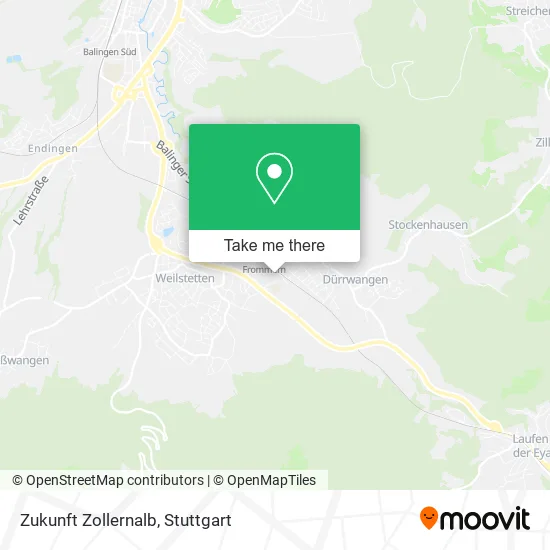 Карта Zukunft Zollernalb