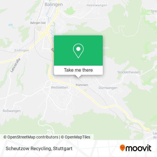 Карта Scheutzow Recycling