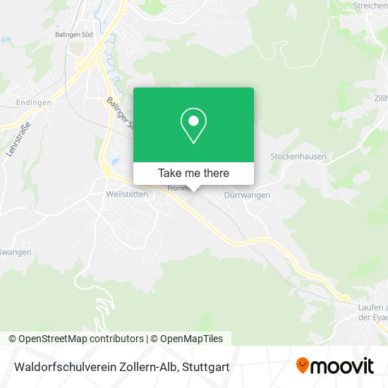 Карта Waldorfschulverein Zollern-Alb