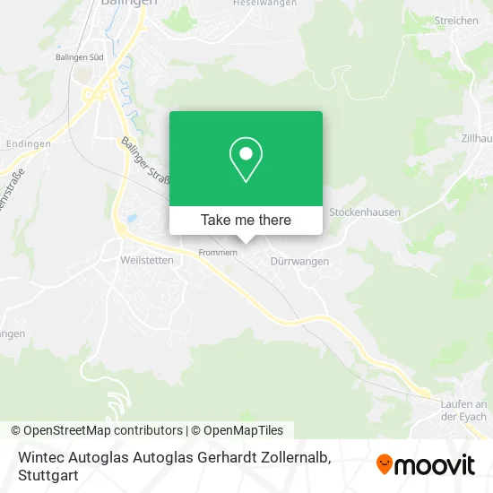 Карта Wintec Autoglas Autoglas Gerhardt Zollernalb