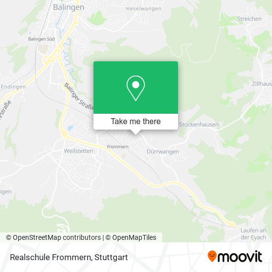 Realschule Frommern map