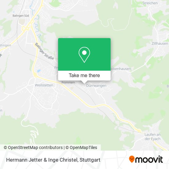 Hermann Jetter & Inge Christel map