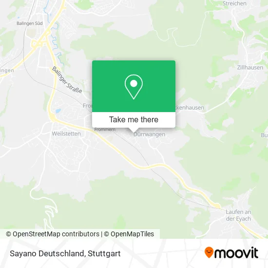 Карта Sayano Deutschland