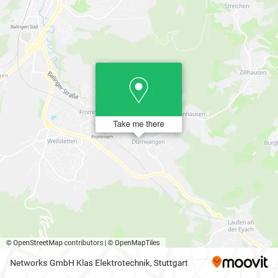 Карта Networks GmbH Klas Elektrotechnik