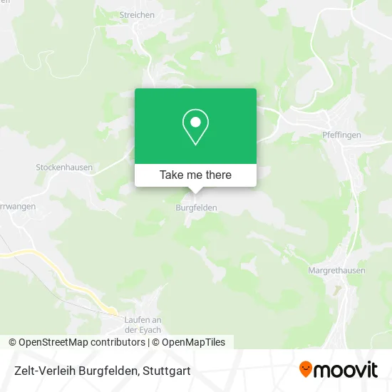 Карта Zelt-Verleih Burgfelden