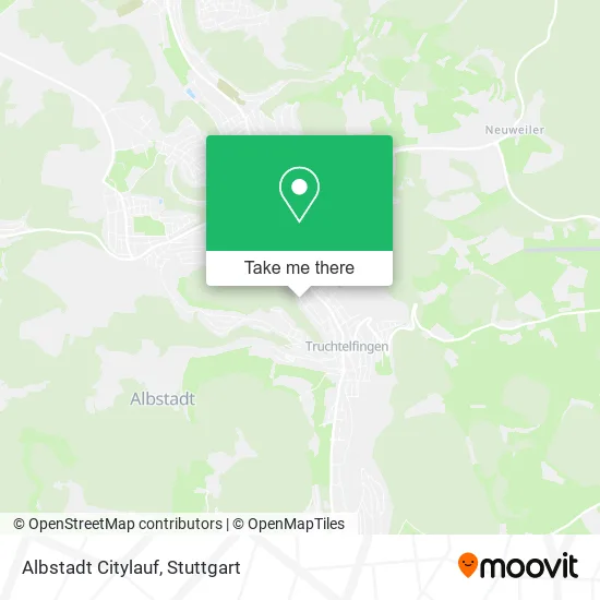 Карта Albstadt Citylauf