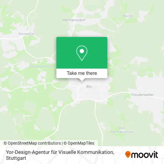 Карта Yor-Design-Agentur für Visuelle Kommunikation