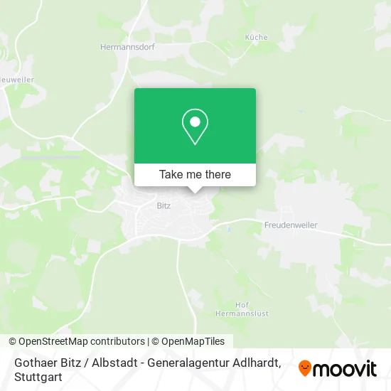 Карта Gothaer Bitz / Albstadt - Generalagentur Adlhardt