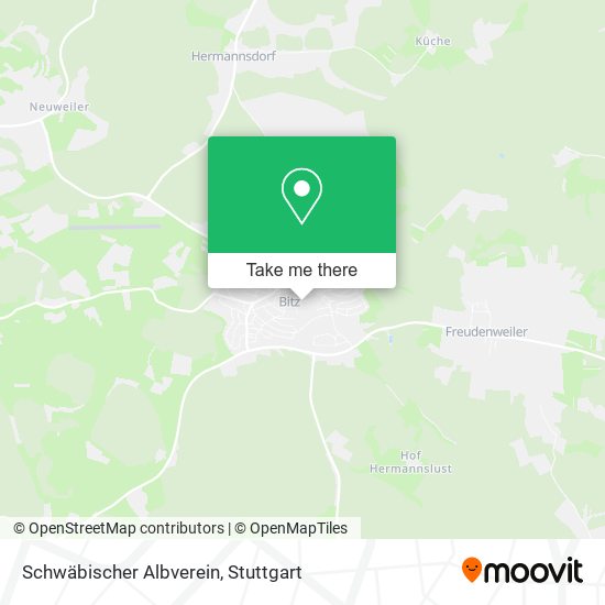 Schwäbischer Albverein map