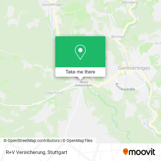 R+V Versicherung map