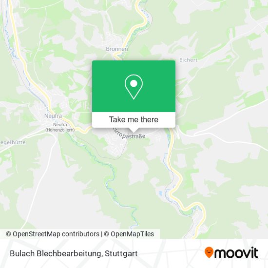 Bulach Blechbearbeitung map